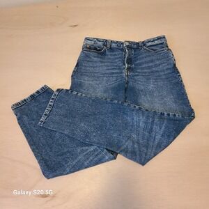 SO Jeans Women's Blue‎ High Rise Slim Straight Leg Denim Jeans Size 13 Pre-Owned